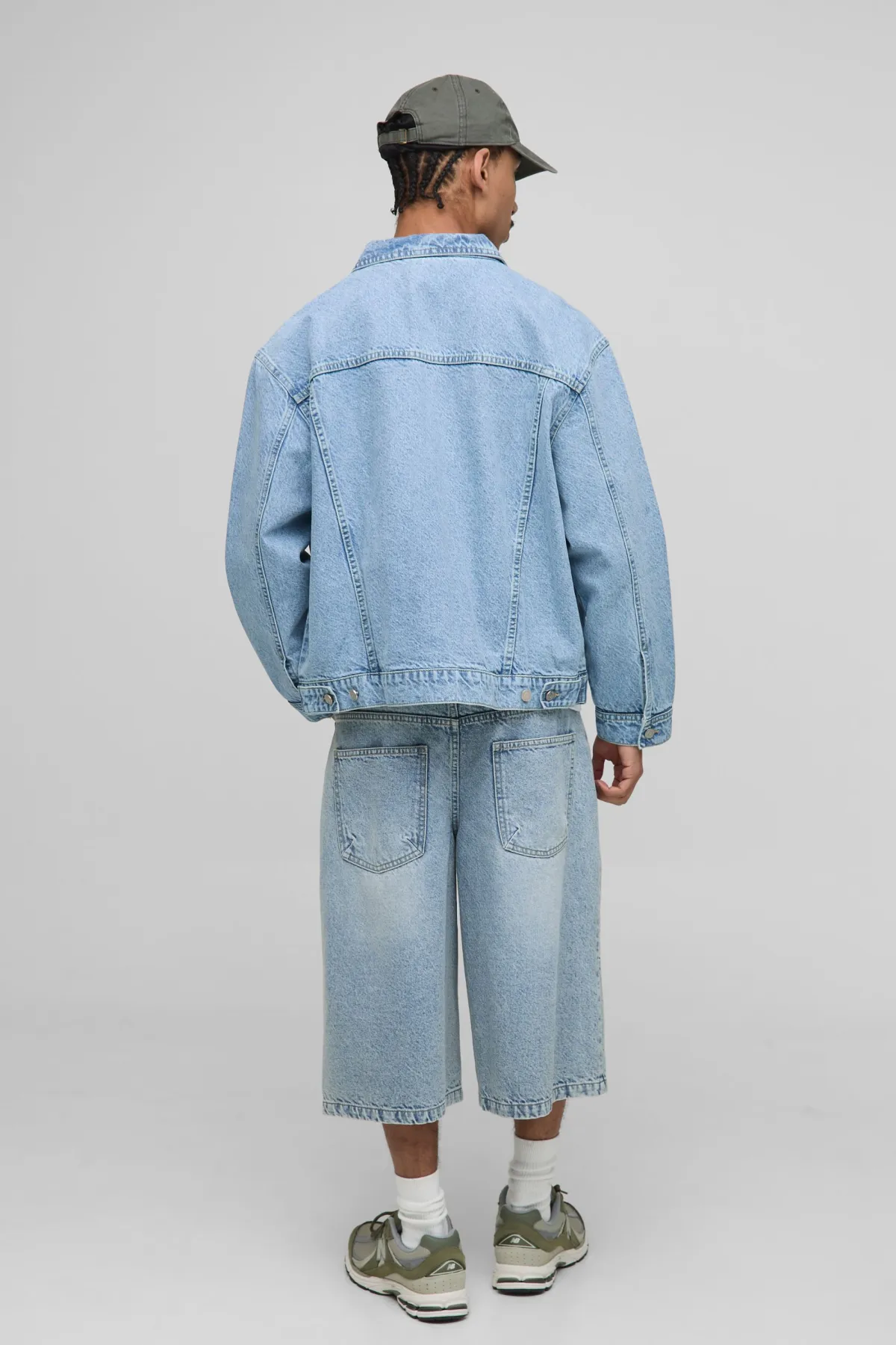 boohooMAN Veste en denim régulière<Homme Denim|Denim