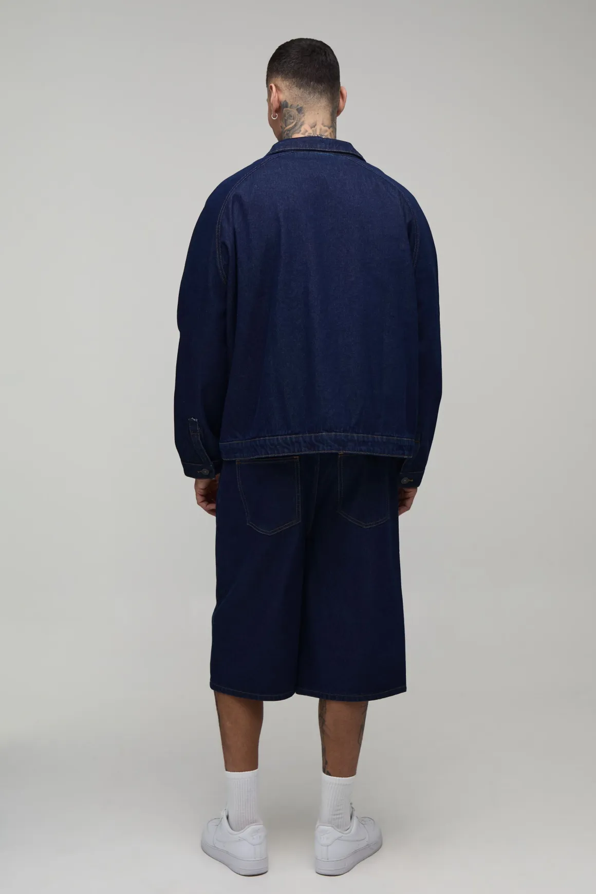 Veste En Jean Coupe Regular Grande Taille