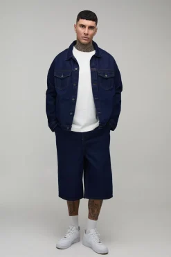Veste En Jean Coupe Regular Grande Taille