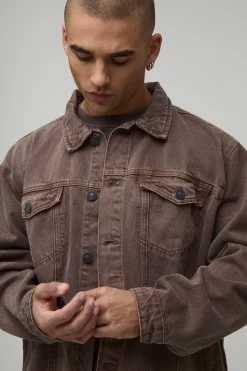 boohooMAN Veste En Jean Délavé Coupe Regular<Homme Ensembles|Denim