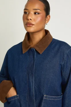 Veste en Jean Grande Taille Style Barn