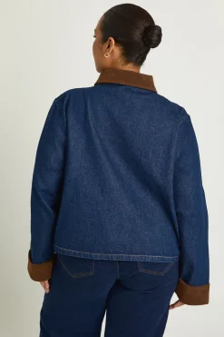 Veste en Jean Grande Taille Style Barn