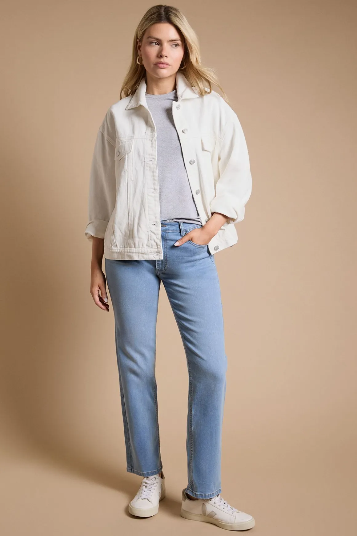 Veste En Jean Oversize