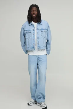 Veste En Jean Oversize Boxy Essentielle