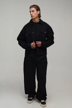 Veste en Jean Oversize Coordonnée