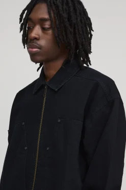 Veste En Jean Zippée Coordonnée Carpenter