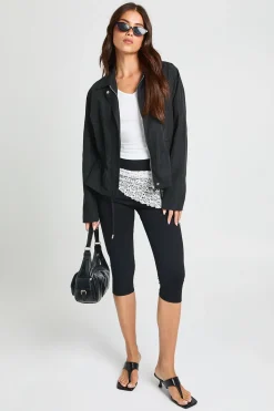 boohoo Veste En Nylon À Taille Cintrée<Femme Vestes & Manteaux|Manteaux Et Vestes D’Automne