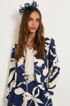 Veste En Sergé Ottoman À Motif Floral