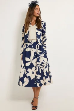 Veste En Sergé Ottoman À Motif Floral