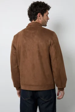 Veste En Synthétique Beige