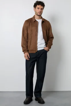 Veste En Synthétique Beige