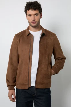 Veste En Synthétique Beige