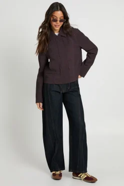 boohoo Veste En Synthétiquecuir À Taille Cintrée<Femme Looks De Rentrée|Manteaux Et Vestes D’Automne