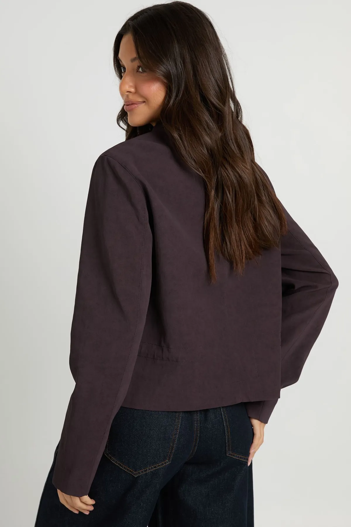 boohoo Veste En Synthétiquecuir À Taille Cintrée<Femme Looks De Rentrée|Manteaux Et Vestes D’Automne