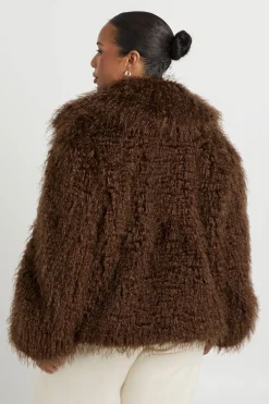 Veste En Synthétique Mongole Grande Taille