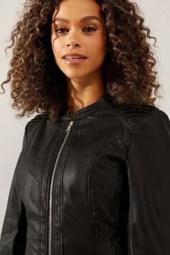 Wallis Veste en synthétique avec Détails de Couture<Femme Manteaux Et Vestes D’Automne|Vestes & Manteaux
