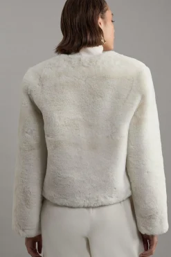 Veste en synthétique sans Col