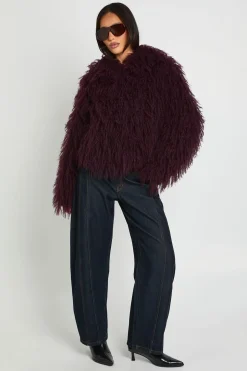 Veste En Synthétique Shaggy