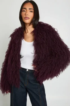 Veste En Synthétique Shaggy