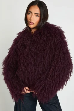 Veste En Synthétique Shaggy