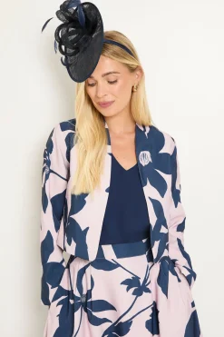 Wallis Veste En Twill Ottoman À Motif Floral Petite<Femme Vestes & Manteaux