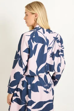 Wallis Veste En Twill Ottoman À Motif Floral Petite<Femme Vestes & Manteaux