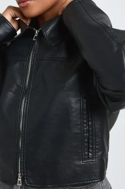boohoo Veste Grande Taille En Synthétique Avec Taille Cintrée<Femme Vestes & Manteaux