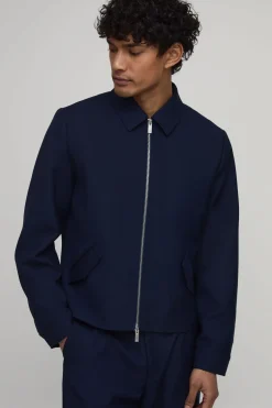 Veste Harrington Ajustée À Fermeture Éclair Coordonnée