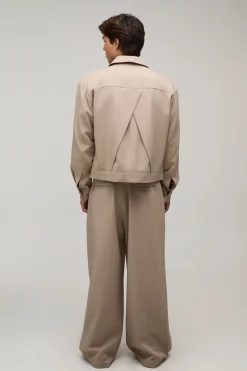 Veste Harrington Boxy Ajustée Avec Pli Au Dos - Ensemble Coordonné