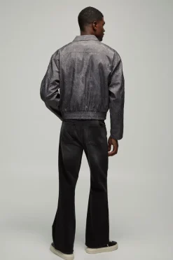 Veste Harrington Boxy Crinkle