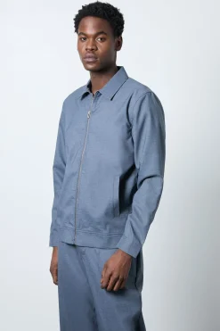 Veste Harrington Chic Bleue