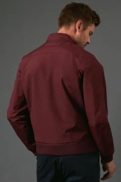 Veste Harrington Classique Bordeaux