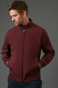 Veste Harrington Classique Bordeaux