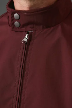 Veste Harrington Classique Bordeaux