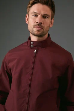 Veste Harrington Classique Bordeaux