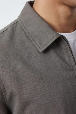 Burton Veste Harrington En Coton Anthracite<Homme Manteaux Et Vestes