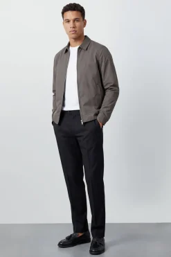 Burton Veste Harrington En Coton Anthracite<Homme Manteaux Et Vestes