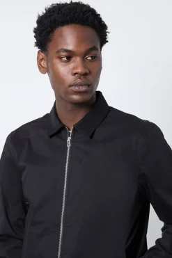Veste Harrington En Coton Noir