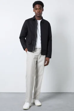 Veste Harrington En Coton Noir
