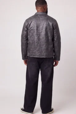 Veste Harrington En SYNTHÉTIQUE Tumble Avec Appliqué Plus Regular
