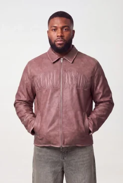 Veste Harrington En Synthétique Appliqué Tumble Regular Plus