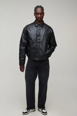 Veste Harrington Haute En Synthétique À Panneaux