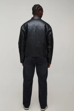 Veste Harrington Haute En Synthétique À Panneaux