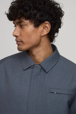 boohooMAN Veste Harrington à la coupe soignée<Homme Ensembles