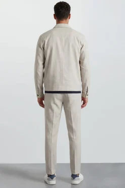 Veste Harrington Élégante Naturelle