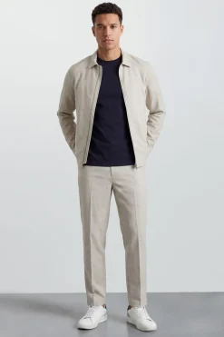 Veste Harrington Élégante Naturelle