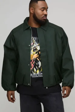 Veste Harrington Plus Boxy Soft à col rembourré en synthétique