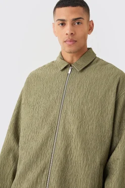 Veste Harrington satinée