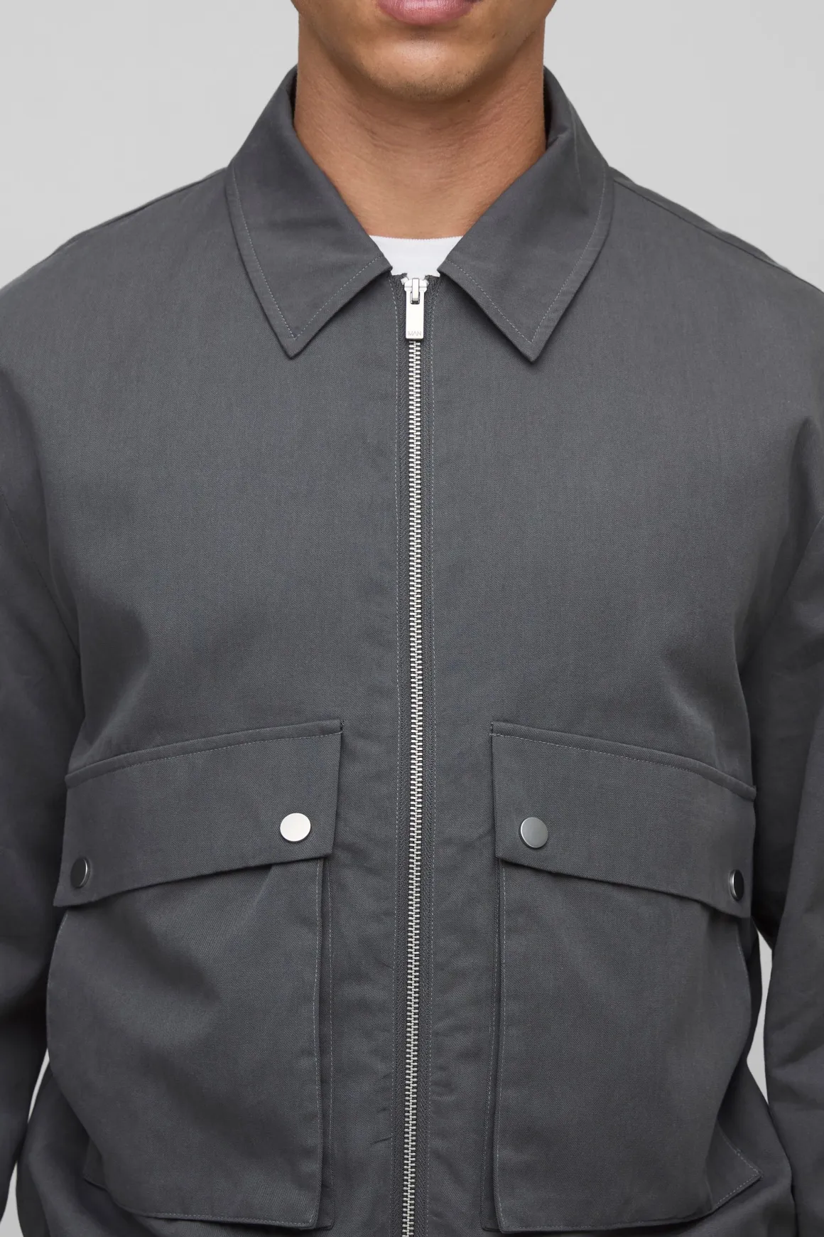Veste Harrington utilitaire technique de grande taille à poche cargo