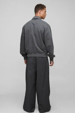 Veste Harrington utilitaire technique de grande taille à poche cargo